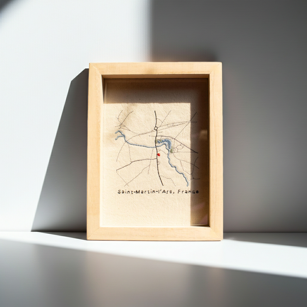 Embroidered Maps