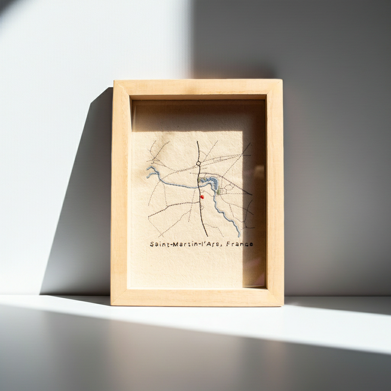 Embroidered Maps