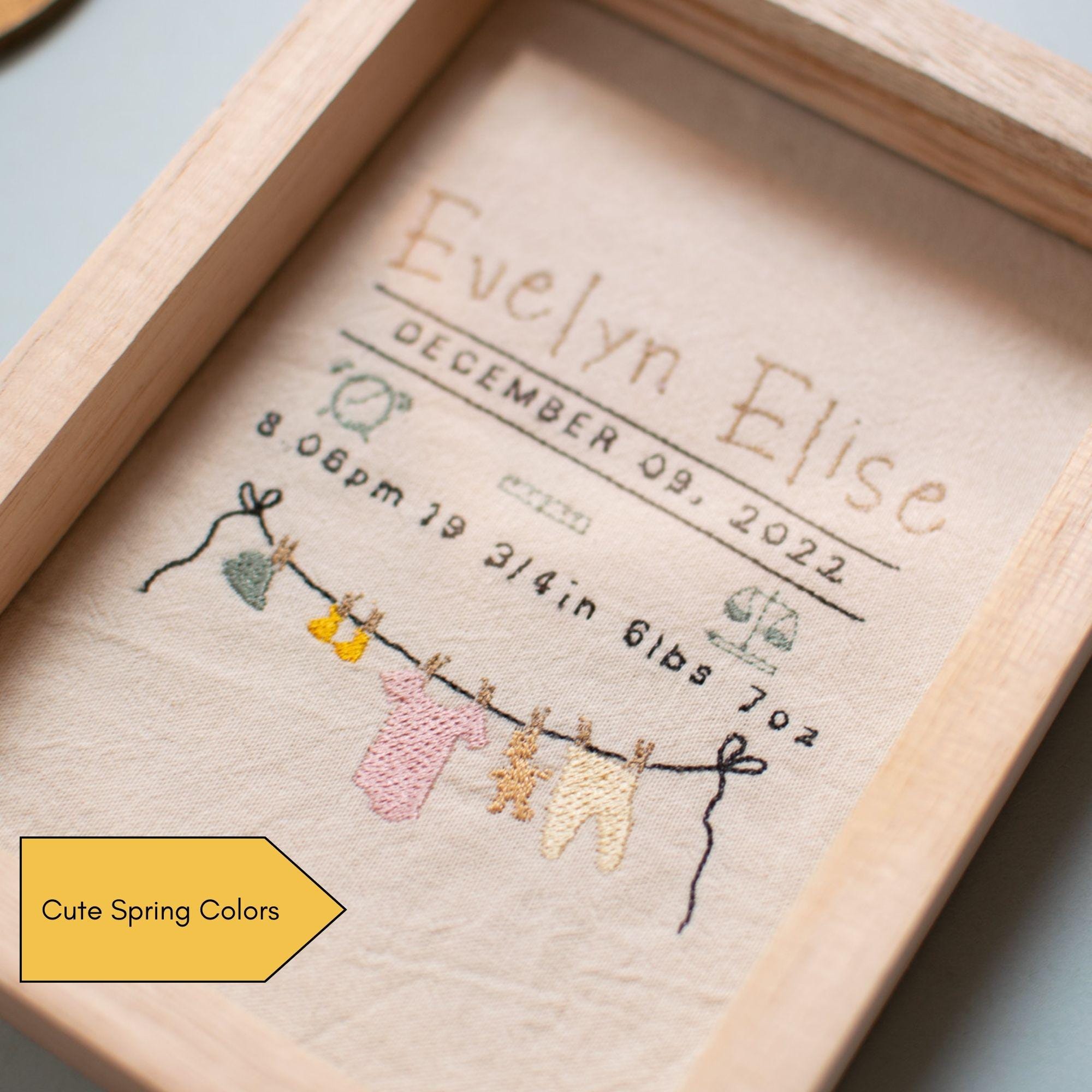 Personalized Newborn Announcement Sign