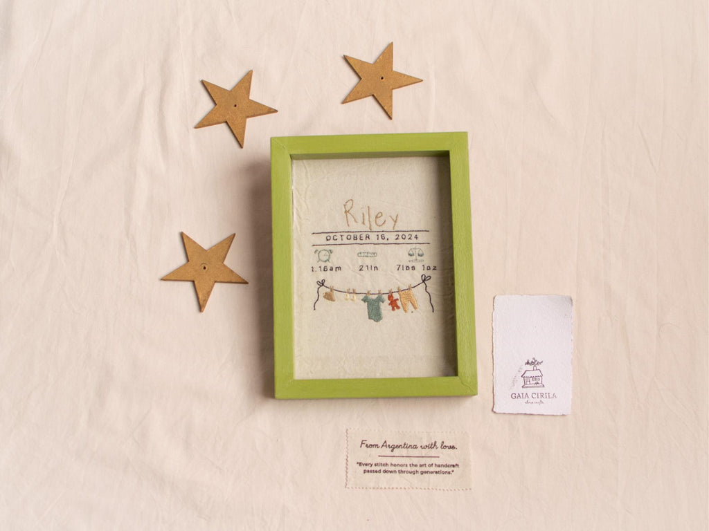 Personalized Newborn Announcement Sign
