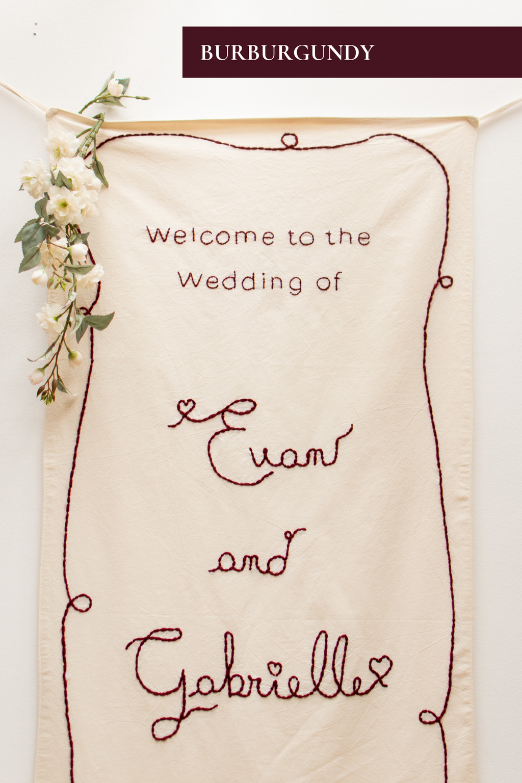 Custom Wedding Welcome Sign