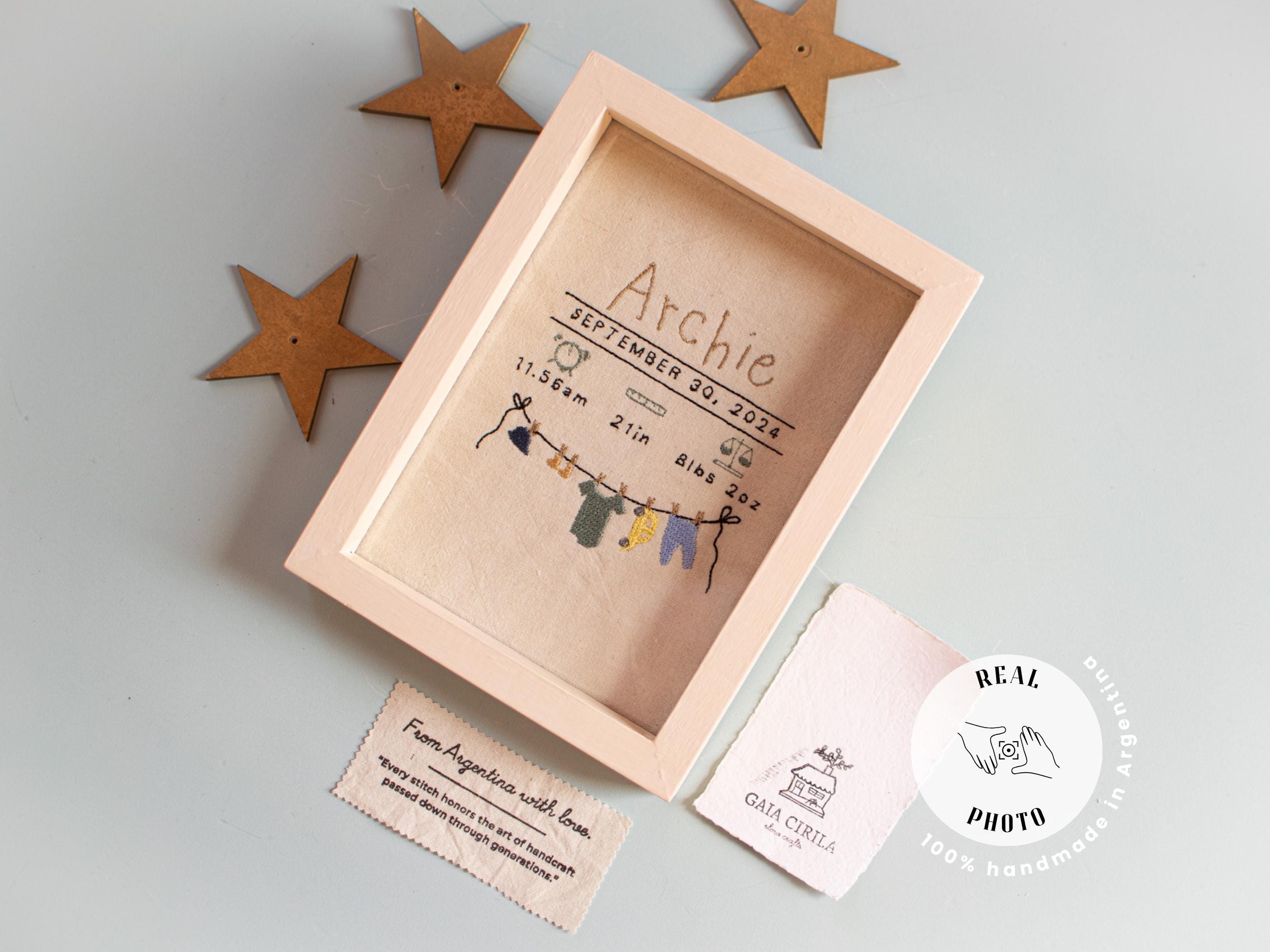 Personalized Newborn Announcement Sign