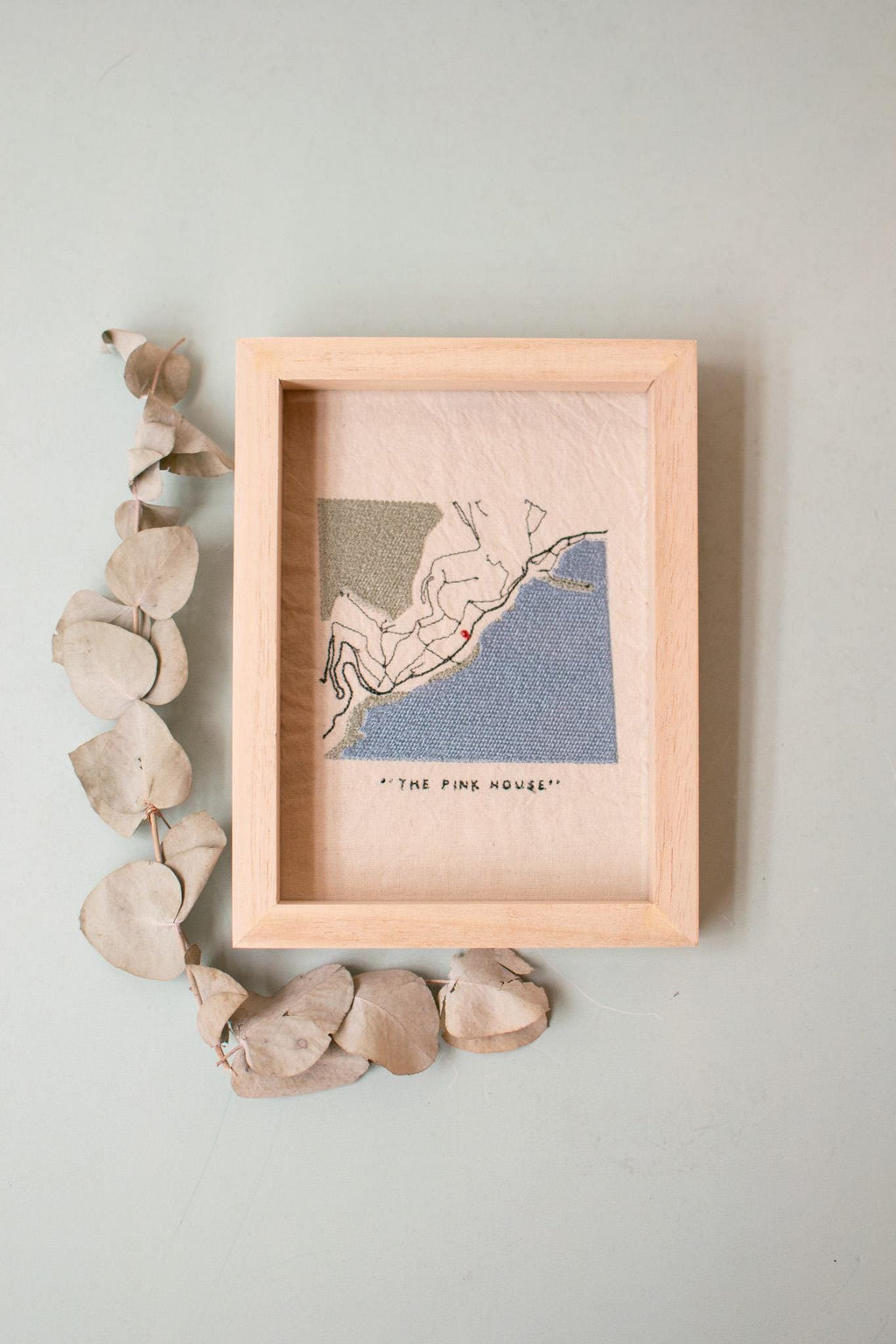 Embroidered City Map