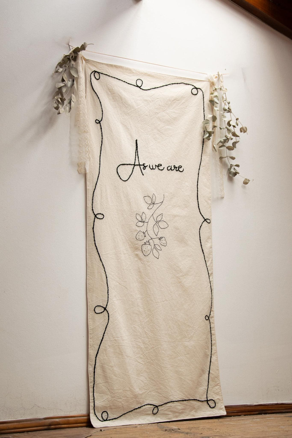 Custom Embroidered Wedding Banner