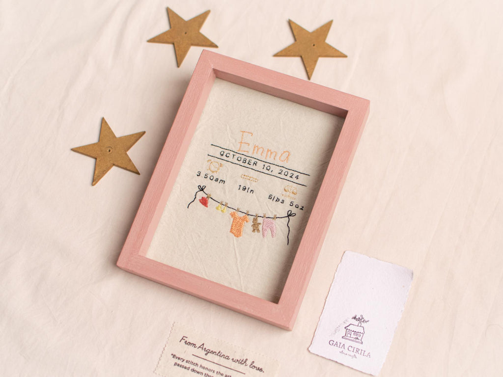 Personalized Newborn Announcement Sign